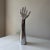 Contemporary 1990s Cast Aluminum Chrome Hand Sculpture For Sale - Image 3 of 9