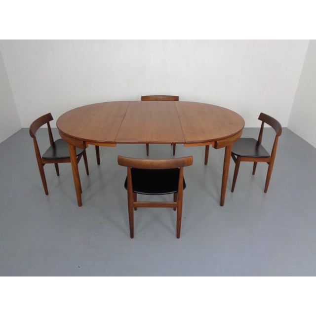Hans Olsen Roundette Teak Table & Chairs from Hans Olsen, Denmark, 1950sm, Set of 5 For Sale - Image 4 of 18