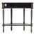 Wood Mozart 31.5 in. W Demilune Wood Hand Painted 1 Drawer Console Table with Lower Open Shelf, Royal Pastel Green For Sale - Image 7 of 9