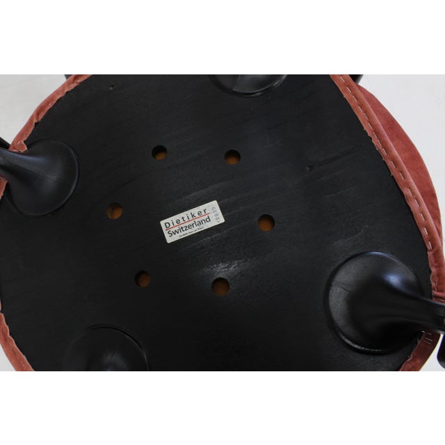 Vintage Bruno Rey Dining Chairs for Dietiker Switzerland, 1970s, Set of 4 For Sale - Image 6 of 10