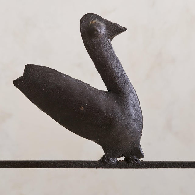 French Wrought Iron Room Divider by Jean Touret for Atelier de Marolles, 1950s For Sale - Image 11 of 11