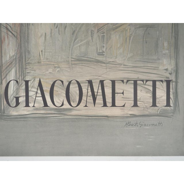Rue de Paris Poster by Alberto Giacometti For Sale - Image 4 of 8
