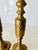 Mid-Century Modern Vintage Brass Candlesticks a Pair For Sale - Image 3 of 9