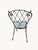 Metal Mid Century Wrought Iron Patio Dining Chairs – Heavy Vintage Outdoor Set of 4 For Sale - Image 7 of 10
