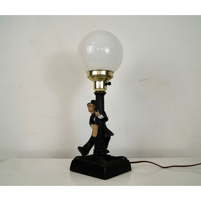 Mid-Century Modern 1950’s Mid-Century Charlie Chaplin Bar Table Lamp For Sale - Image 3 of 12