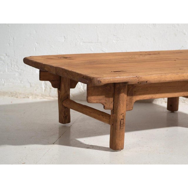 Antique Pine Low Table For Sale - Image 4 of 10