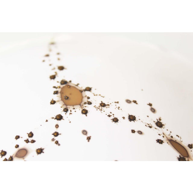 Metal Vintage Murano Glass Flush Mount from Kaiser Idell / Kaiser Leuchten, 1970s For Sale - Image 7 of 11