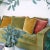 Contemporary Rafaella Three-Seater Sofa in Olive Green Velvet with Mustard Yellow Trim from Biosofa For Sale - Image 3 of 6