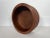 Brown Large Vintage Scandinavian Fluted Teak Bowl For Sale - Image 8 of 11