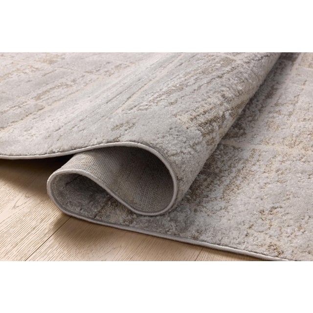 Loloi Rugs Amber Lewis x Loloi Monty Natural / Mist 4'-0" x 6'-0" Accent Rug For Sale - Image 4 of 7