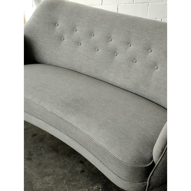 Vintage Grey Fabric Sofa, 1970 For Sale - Image 11 of 12