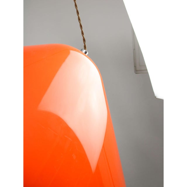 Mid-Century Modern Orange Pendant Lamp from Guzzini, 1960s For Sale - Image 14 of 18