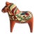 Vintage Swedish Folk Art Wood Dalah Horse For Sale