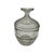 Mid-Century Modern Vintage Clear Glass Lidded Vanity Jar With Ribbed Base For Sale - Image 3 of 12