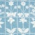 Mid-Century Modern Schumacher Georgia Wildflowers Fabric in Blue For Sale - Image 3 of 5