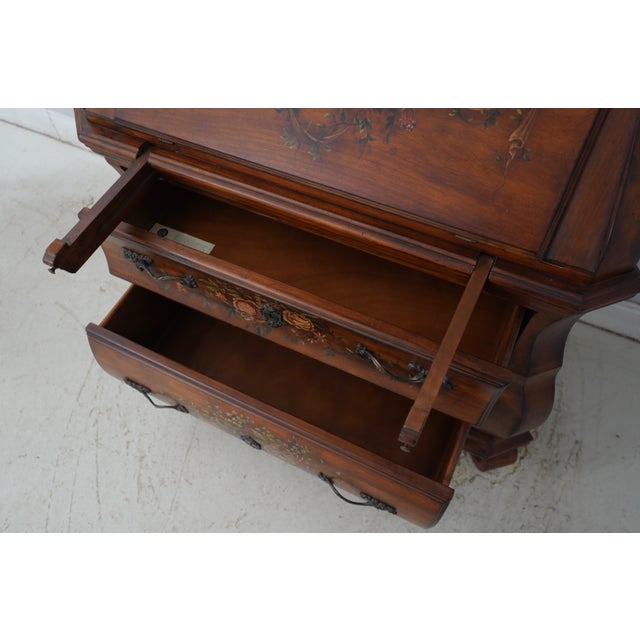 Ethan Allen Venetian Decorated Secretary Desk For Sale In Philadelphia - Image 6 of 18