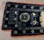 Chinese Pao Tao Blue Wool Saddle Rug, with floral and geometric designs and red trim. 4' 2" L x 2' W. Provenance: From a...