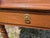 Antique Railroad Depot Desk With Spindle Gallery Cherry and Ash Wood 1900s For Sale In Cleveland - Image 6 of 17