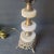 Mid-Century Modern Vintage Alabaster and Brass Table Lamp For Sale - Image 3 of 6