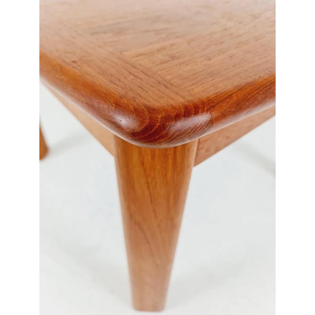 Danish Square Teak Coffee Table by Grete Jalk for Glostrup Møbelfabrik, 1960s For Sale - Image 11 of 13