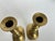 Antique Victorian Brass Beehive Candlestick Holders | a Pair For Sale - Image 10 of 11