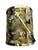 Mid-Century Modern Serv-Master Creations MCM Equestrian Ice Bucket Brass Accents Retro Barware For Sale - Image 3 of 11