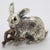 Vintage Italian Silver and Brass Bunny, 1980s For Sale - Image 3 of 12
