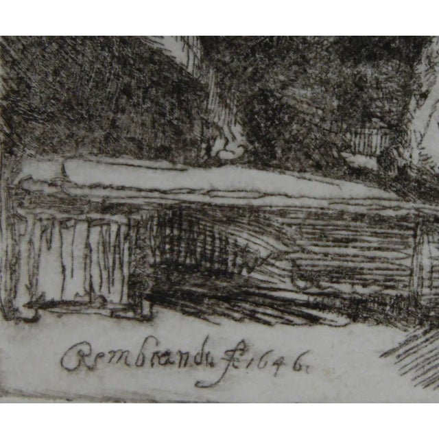 Realism Rembrandt Van Rijn Nude Man Seated Before a Curtain 1646 For Sale - Image 3 of 6