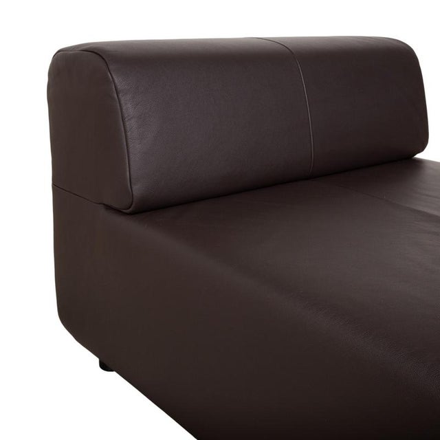 Brown Freistil 185 Leather Armchairs in Brown Mocha by Rolf Benz, Set of 3 For Sale - Image 8 of 17