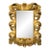 Late 20th Century Ornate Gold Leaf Carved Mirror For Sale