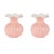Sweet, stylish, and full of charm, this set of Pink Ribbed Ruffle Rim Vases is the perfect way to brighten up your home...