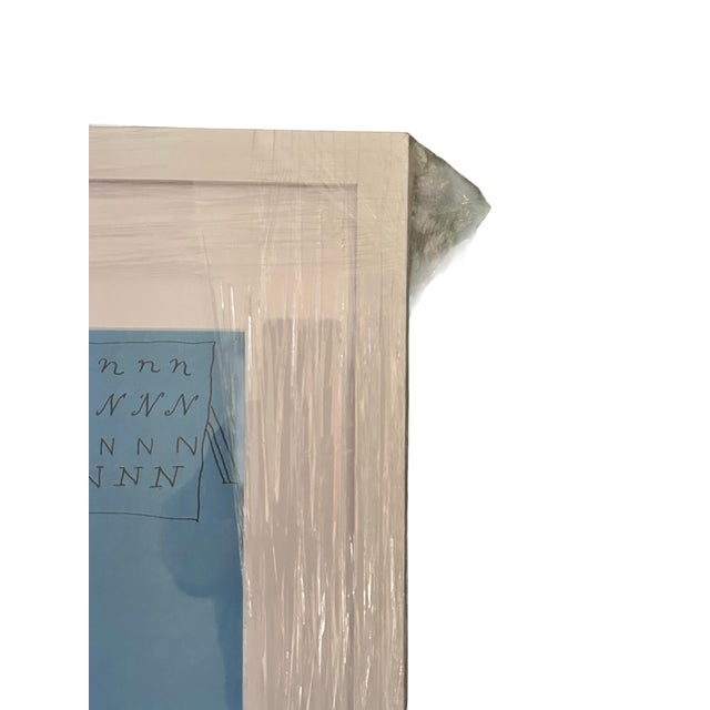 1990s Newly Framed David Hockey’s ‘N’ Offset Lithograph (1991) From Hockney’s Alphabet For Sale - Image 5 of 8