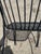 Late 20th Century Set of 4 Vintage Carolina Forge Wrought Iron Chairs For Sale - Image 5 of 7