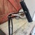 Industrial Vintage Articulating Desk Lamp With Black Metal Frame & Fluorescent Light For Sale - Image 3 of 15