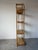 Vintage Coastal Arched Top Rattan Étagère With Wood Shelves For Sale - Image 12 of 13