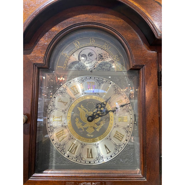 1976 Ridgeway Limited Edition Bicentennial Grandfather Clock Chairish