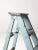 Mid 20th Century Vintage Wooden Blue Step Ladder For Sale - Image 5 of 13