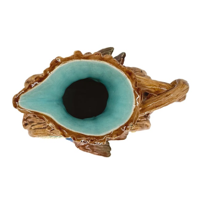 A Large Joseph Holdcroft Rustic Jug, Twigs and Branches With Birds, Ca. 1875 For Sale - Image 10 of 12