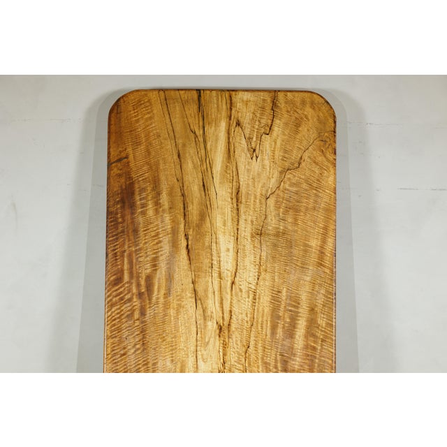 Late 20th Century Large Custom Mango Wood Table Top with Striking Grain Pattern For Sale - Image 18 of 18