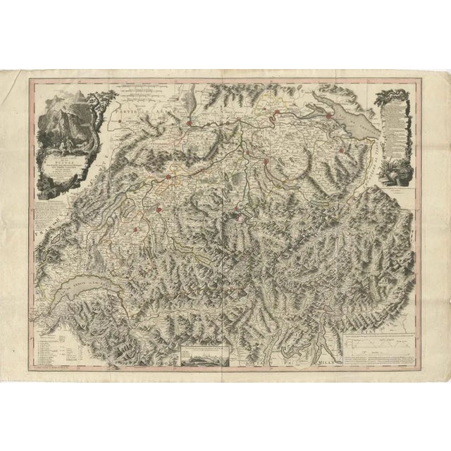Map of the Thirteen Cantons, 1778 For Sale - Image 13 of 14