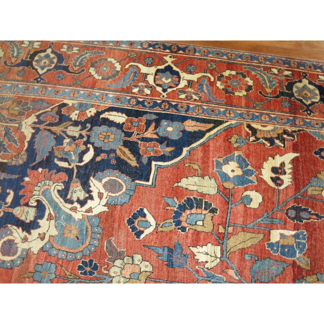 Antique Zabihi Collection Oversize Persian Tabriz Rug - 10'7" x 21'6" For Sale In New York - Image 6 of 12