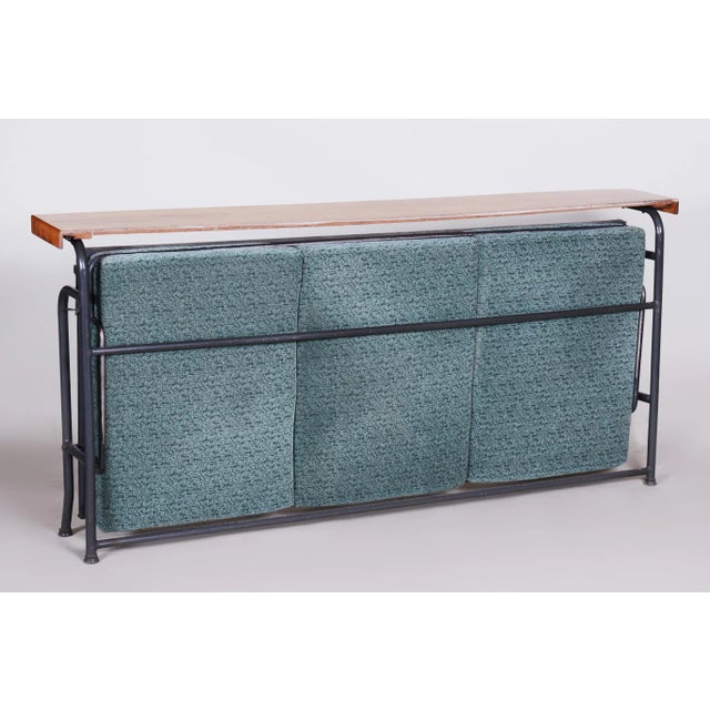 Blue Folding Sofa, 1930s For Sale - Image 9 of 13