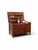 A versatile vintage flip-top bar cabinet featuring a warm, richly toned wood finish and a highly functional interior...