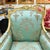 Sky Blue French Style Bergere Sky Blue Chair For Sale - Image 8 of 8