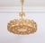 Gold Gilt Brass and Crystal Glass Encrusted Chandeliers from Palwa, Germany, 1970s For Sale - Image 8 of 17