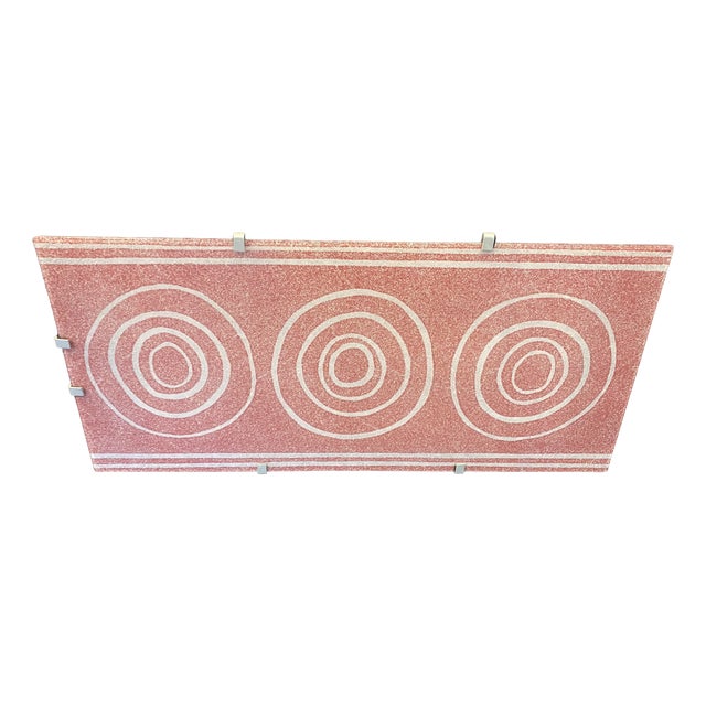Pink Glass Gyllen Wall Lamp by Julia Treutiger for Ikea, 1990 For Sale