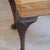 Antique Vanity Stool with Velvet Upholstery, 1920s For Sale - Image 3 of 6