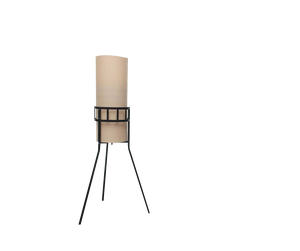 Mid-Century Eastern German GDR Rocket Tripod Floor Lamp from Leuchtenbau Saller, 1960s