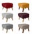 Contemporary Red Natural Oak Raf Simons Vidar 3 My Own Chair Footstools by Lassen, Set of 4 For Sale - Image 3 of 5