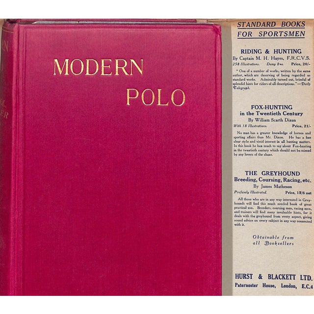 Lieut. Colonel E. D. Miller, C.B.E., D.S.O [492] pp. Hurst & Blackett, Ltd 1929 Sixth Edition 8 3/4" x 6 1/4" A complete...